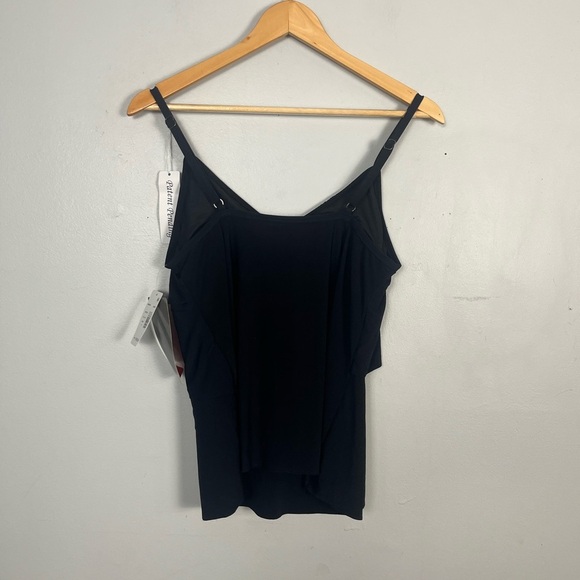 New magicsuit mirclesuit black ruffle Chloe Tankini top size 12 - Picture 7 of 11